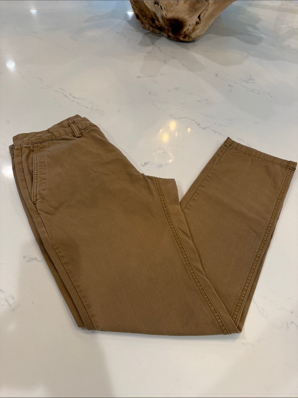 Old Navy Men’s Slim Fit Chino Pants 30x32 Dark Khaki Brown